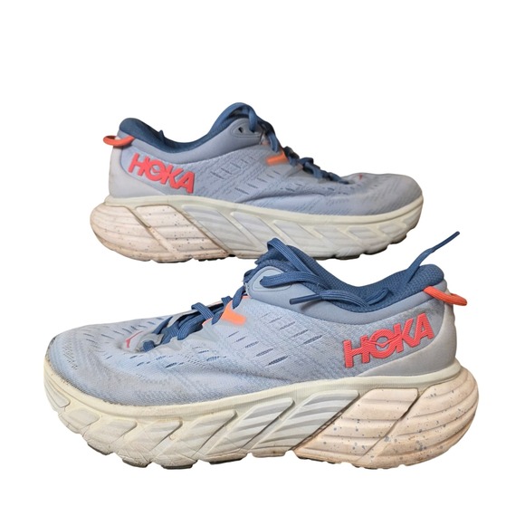 Hoka One One Shoes - Hoka Gaviota 4 Womens Running Shoes Blue Fog Plein Air 1123199 BFPA Size 8.5 B